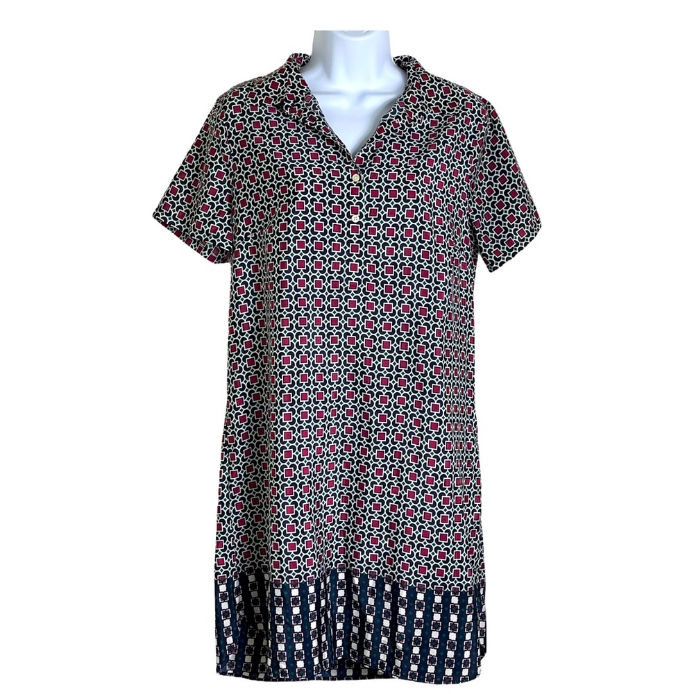 J Crew shirt peasant dress sz 8